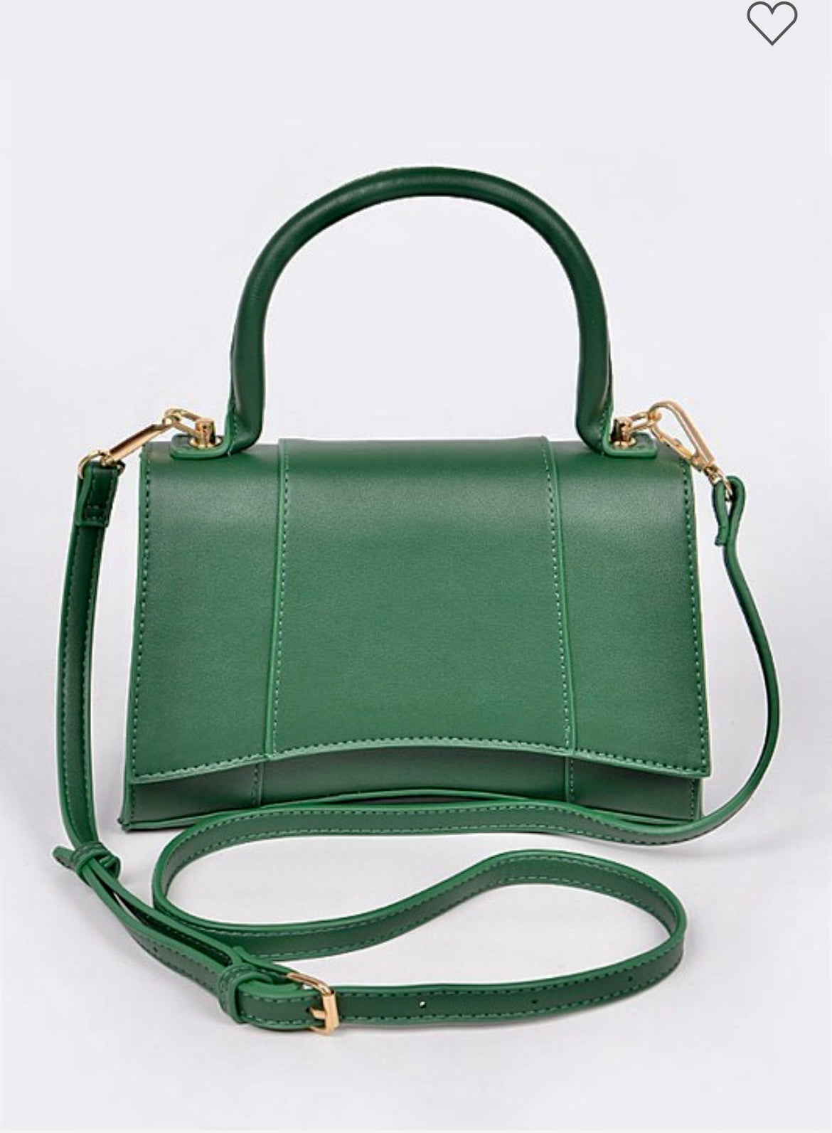 Posh leather shoulder handbag