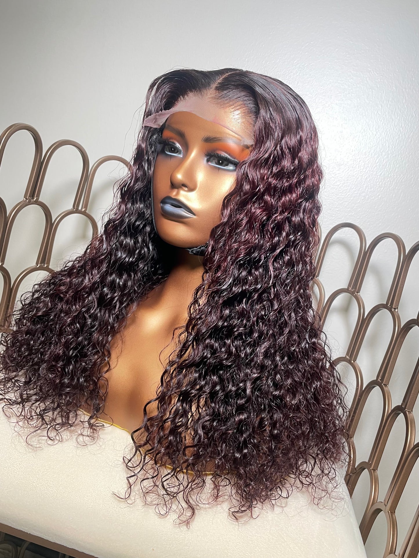 Dora curly wig Deep wave Texture