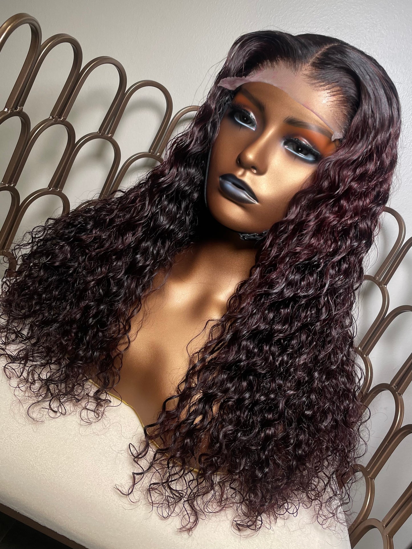 Dora curly wig Deep wave Texture