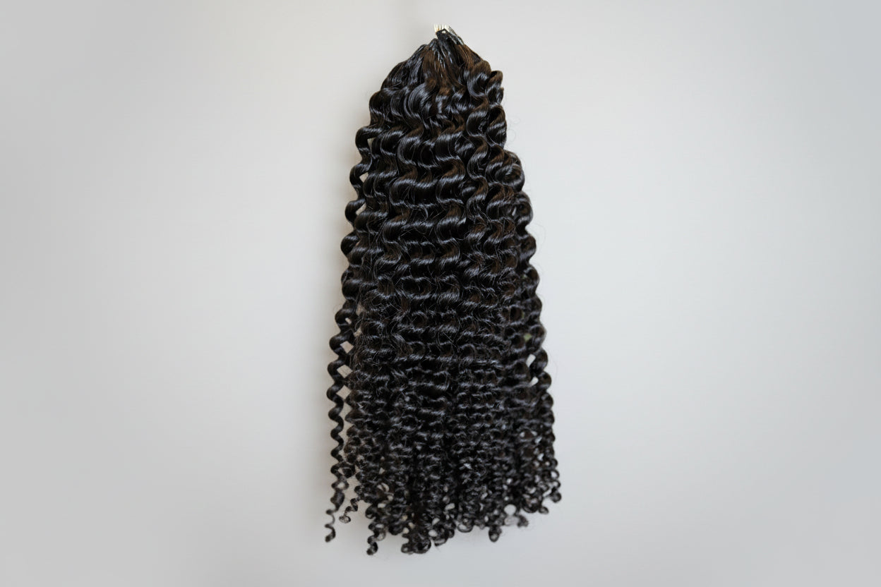 kinky Curl Crochet Human Hair