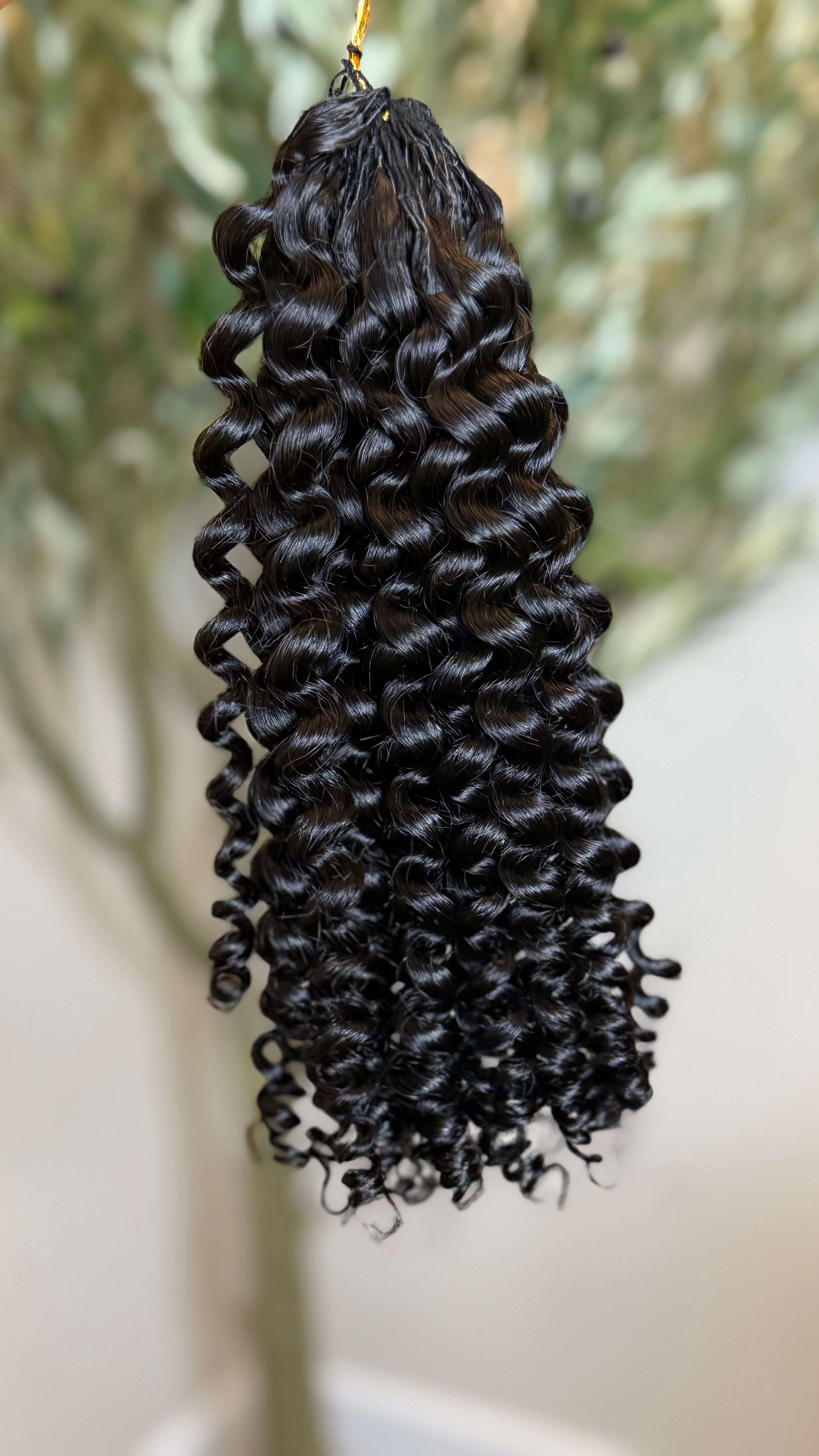 Deep Curly Crochet Human Hair