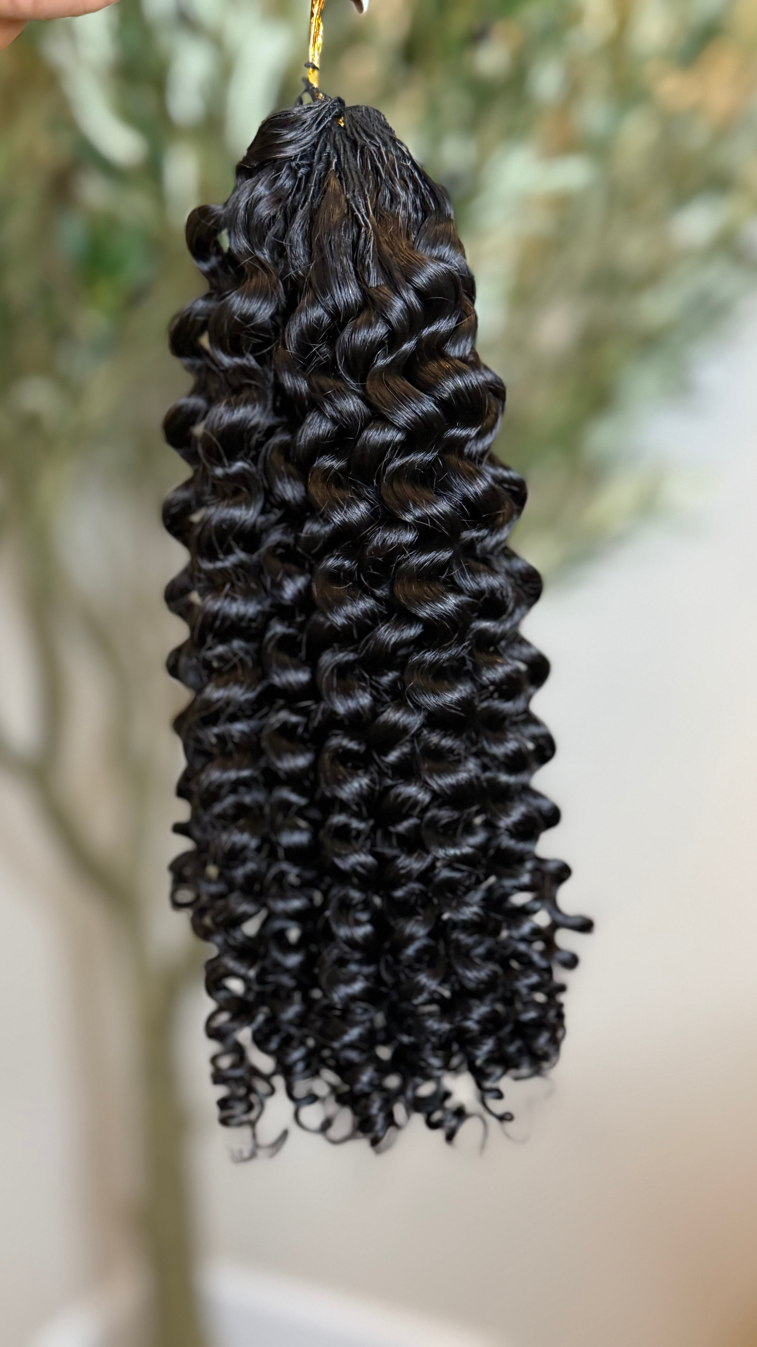 Deep Curly Crochet Human Hair