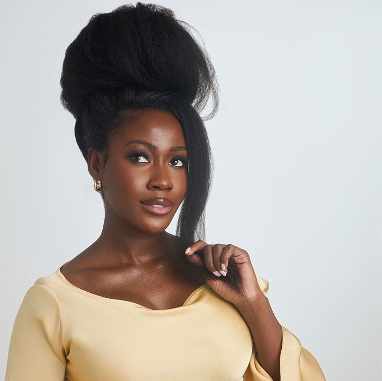 Esther half wig