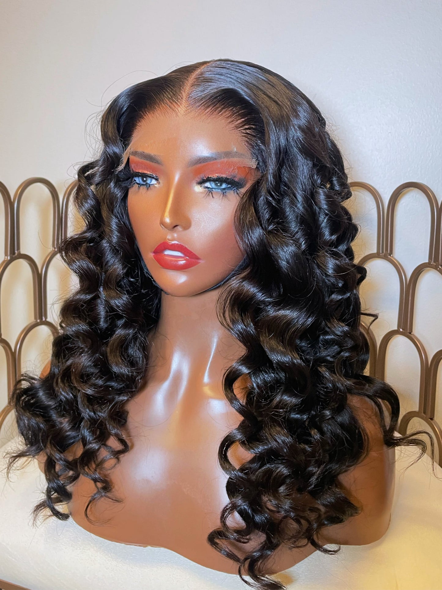 Paris bouncy curl 18” glue-less wig